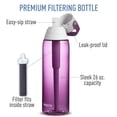 thumbnail image 2 of Brita Premium Filtering Water Bottle with Filter BPA-Free, Sapphire, 768 mL with BONUS 2 Pack filters, 2 of 4