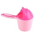 thumbnail image 2 of Pink Kid Wash Hair Bathing Flusher, Baby Shampoo Rinse Cup Eye Protection Plastic Material Pink  for Baby Bath, 2 of 7