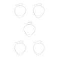 thumbnail image 3 of relayinert Silver Wide Application Chain Belt For Versatile Dressing Waist Chain Belt Chain Belt Y2K Body Chain 5Set, 3 of 6