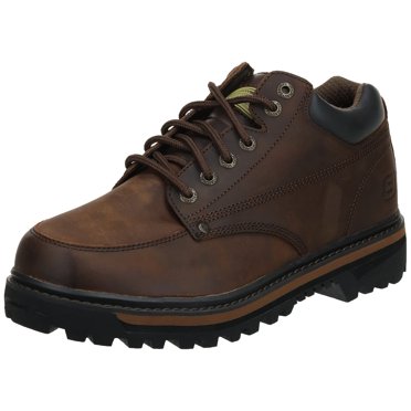 Skechers USA Botte Utilitaire Mariner pour Homme, Brun Foncé, 10 WW US