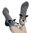 thumbnail image 5 of Knitted Crocodile Socks 3D Animal Socks Knitting Pattern Socks Fun Christmas Gift to Kids Adults, 5 of 5