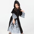 thumbnail image 4 of LOVZFMLL Robe en Mousseline pour Enfant d'Âge Moyen et Jeune, Robe d'Été à Bretelles Inclinées Type Camisole, 4 of 9