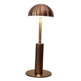thumbnail image 2 of pitrice Dimmable Table Lamp Bar Decor Battery Desk Bedside Mushroom Bronze, 2 of 7