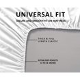 thumbnail image 1 of 1000 Thread Count 3 Piece (1- Fitted Sheet + 2- Pillow cover) 27 Inch Deep Pocket 100% Egyptian Cotton Solid Pattern, 1 of 6