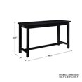 thumbnail image 2 of Topline Home Furnishings Counter-height Black 4pc Dine Pack, 2 of 2