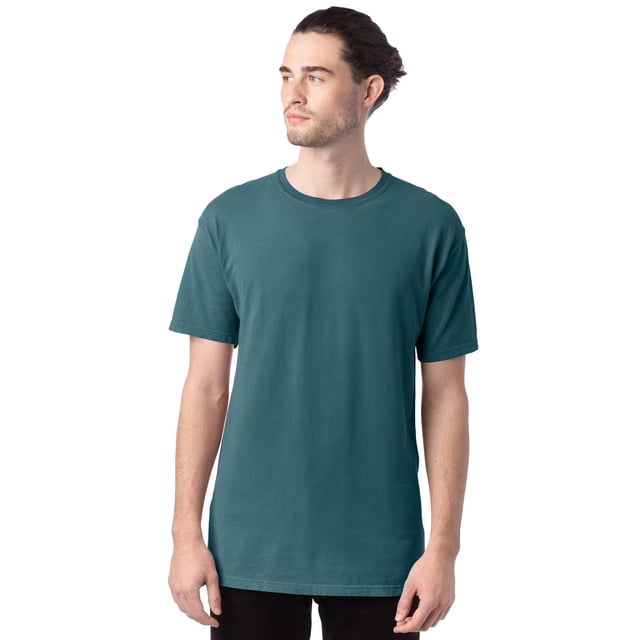 Hanes Mens Big ComfortWash Garment Dyed Short Sleeve Tee, 3XL, Cactus
