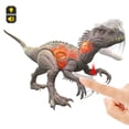 thumbnail image 2 of Jurassic World Ultimate Damage Indominus Rex Dinosaur Figure, Lights & Sounds & Attack, 2 of 6