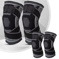 thumbnail image 1 of Sangle de Compression Élastique Respirante pour Genou, Ajustable, Paquet pour 2 Pcs, 1 of 6