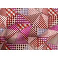 thumbnail image 5 of oneOone Tissu Cambric Coton Rouge à Carreaux Patchwork Matériel de Robe Tissu Imprimé Tissu au Mètre 56 Pouces de Large, 5 of 5