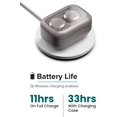 thumbnail image 2 of Écouteurs Sans Fil Bluetooth 5.2 à Réduction de Bruit - Technologie de Conscience Ambiante, Double Microphone / Résistance à l'Eau IPX4. Batterie 33 H au Total, Cleer Audio ALLY PLUS II Sand, 2 of 7