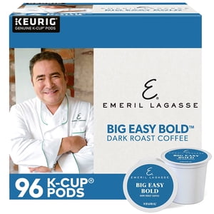 Emeril Big Café Bold facile, pods K-Cup à un seul serveur de Keurig, café Roast foncé, 96 Compte (4 Boîtes 24)