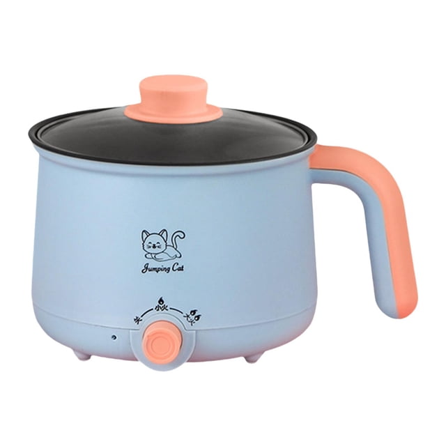 GROWTH TANK Fondue Chinoise Électrique 1,8 L Casserole Domestique Réglable pour Nouilles pour Soupe Gruau Oeufs