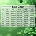 thumbnail image 3 of Mceream Nurse St Patricks Day Shirt for Womens Breathable Plus Size Nurse Working Uniform Shamrocks Print Scrub Tops V Neck Short Sleeve Fun Nursing Uniforms Light Blue XXXL, 3 of 6