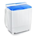 thumbnail image 1 of Gymax 13LBS Portable Compact Mini Twin Tub Washing Machine Drain Pump Spinner, 1 of 10