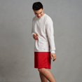 thumbnail image 4 of 9 Shorts en Maille Tricotée Dri-Power, 3TG, Rouge Vif, 4 of 5