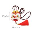 thumbnail image 3 of 1 Ensemble de Sachets Faits à la Main Chinois Sachet de Bénédiction Pompon Pendentifs Suspendus, 3 of 7