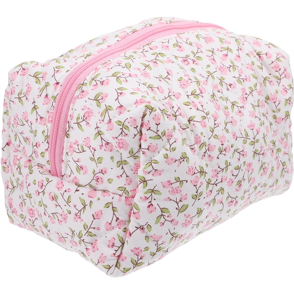 Make Up Bag Travel Cosmetics Bag Women Makeup Bag Flower Pattern Makeup Pouch for Women Girls
