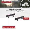 thumbnail image 4 of Yakima FreshTrack 4 Universal Roof Top Mount Ski and Snowboard Rack, Black, 4 of 9