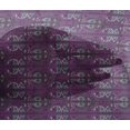 thumbnail image 4 of oneOone Viscose Chiffon Fabric Stripe|Leaves & Floral Block Printed Fabric 1 Yard 42 Inch Wide, 4 of 4