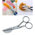 thumbnail image 1 of serony 7" Duckbill Applique Scissors for Thread Tufted Carpet Applique Duckbill Blade Scissors Handles Applique Duckbill Fabric Shears Silver, 1 of 9