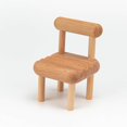 thumbnail image 2 of Cute Mini Chair Cell Phone Support Chair Wooden Desktop Stand Multiangle Universal Cell Phone Support Chair Portable Smartphone Stand, 2 of 3