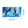 thumbnail image 2 of TopLLC Beach Towel Microfiber Beach Towel Super Lightweight Colorful Bath Towel Sandproof Beach Blanket Multi-Purpose Towel For Travel Swimming Pool 28x55 Inch on Clearance, 2 of 5