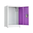 thumbnail image 3 of AdirOffice 24 Po H x 15 Po L Casier en Acier à un Seul Niveau, Violet, 3 of 3