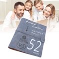 thumbnail image 1 of Premium Leather 52 Week Challenge Book, Cash Envelopes Transparent PP Film Money Saving Planner Book for Couples, Families, 1 of 7