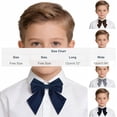 thumbnail image 3 of hengsof Childrens Solid Color Neck Tie for School Uniform, Adjustable Bow Tie for Dress Shirt, Academic Formal Wear Accessory, 3 of 6