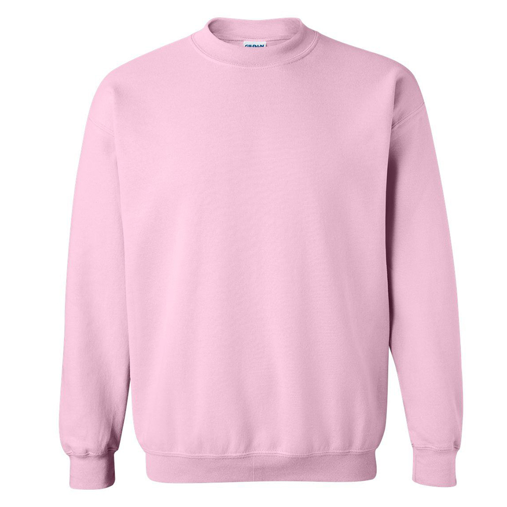 Gildan 1800 Chandail en Molleton Ras du Cou pour Hommes Lg Slv L Rose TG