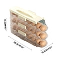 thumbnail image 3 of Pisexur Porte de Réfrigérateur Support Roulant Supportant Boîte de Rangement Réfrigérateur Empilable avec Boîte Portable Boîte de Cuisine, 3 of 3