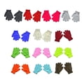 thumbnail image 3 of 1 Pair Kids Gloves Exquisite Keeping-warm Children Gloves Practical Simple Clothes Accessory with Solid Color for Winter Wear White, 3 of 6