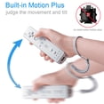 thumbnail image 4 of Transemion Wireless Gamepad For Nintendo Wii Not Easy To Tear Feel Good Experience Materials Remote Controller black, 4 of 6