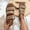 Khaki, variant on Nude Flat Sandals Women's Flat Shoes Ladies Beach Sandals Summer Non-Slip Causal Slippers Greek Sandals Women on Clearance