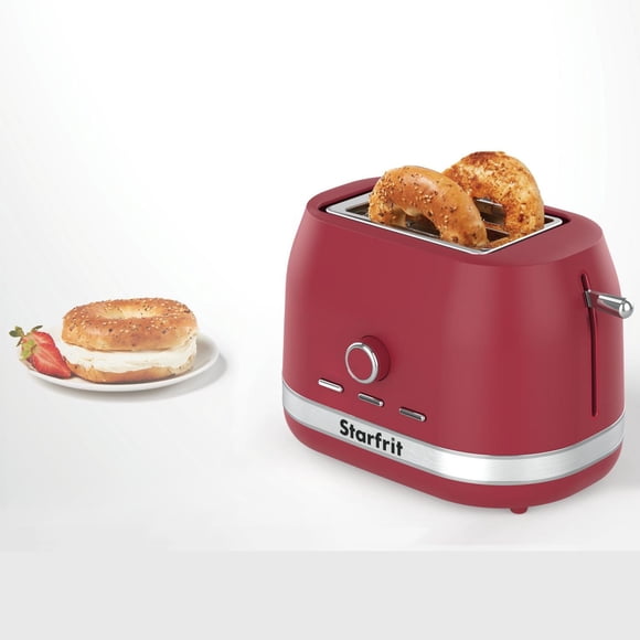 Starfrit 2-Slice Toaster - Fuchsia