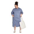 thumbnail image 5 of Robe mi-longue en molleton avec capuchon George Plus pour femmes, 5 of 5
