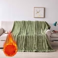 thumbnail image 1 of Suncoda Blanket, Solid Colour Flannel Rabbits Hair Blanket Nap Cover Blanket Heavy Sofa Blanket Velvet Blanket, 1 of 8