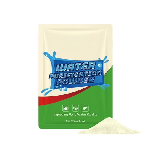 TIELUTT Étang Qualité de l'Eau pour l'Eau Formule Avancée pour le Contrôle et l'Élimination des Boues pour et Utilisation Toutes Saisons Humide et Oublié Cale Marine Verre Cire Fenêtre Voiture Rembourrage Mousse de Salle de Bain