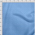 thumbnail image 4 of oneOone Cotton Poplin Medium Blue Fabric Rainbow Sewing Material Print Fabric By The Yard 56 Inch Wide, 4 of 5