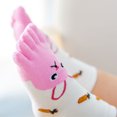 thumbnail image 3 of Fortune 1 Pair Kids Five Finger Toe Socks Ankle Socks Baby Cartoon Animal Socks, 3 of 4