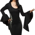 thumbnail image 5 of Adult Wednesday Morticia Addams Costume, 5 of 5