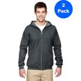 thumbnail image 1 of Gildan Sweat à Capuche Zippé Intégral pour Hommes - G186 (Lot de 2), 1 of 1