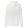 thumbnail image 4 of Timegard Hoodies for Women Drawstring Long Sleeve Sweatshirts Pullover Fall Winter Solid Color Tops, 4 of 5
