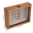 thumbnail image 4 of KAKOWELY mini book shelf for desk Miniature Bookshelf Doll House Decor Miniature Book Case Arrangement Mini House Prop Miniature Dollhouse Accessory Dollhouse Bookcase, 4 of 5