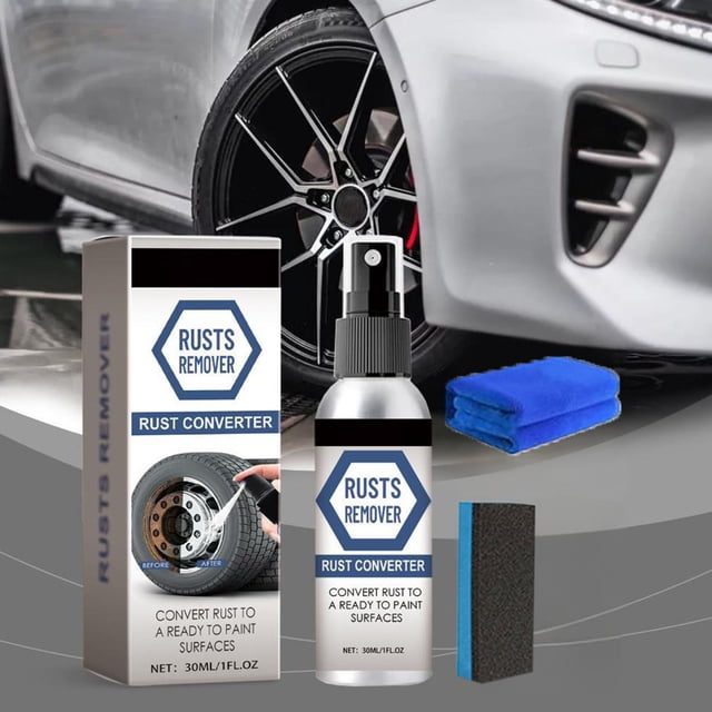 TopLLC Tools Metal Rust Remover Automobile Wheel Rust Spray Kitchen Stainless Steel Rust Prevention Clean 30ml rust remover