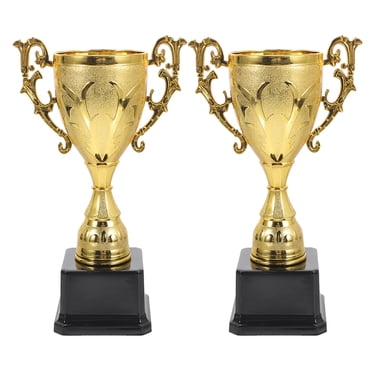 2 Pcs Décoration de Trophée Célébration Compétition Lauréat de Trophée Accessoire de Trophée Prix d'Étudiant Trophée Trophée d'Étudiant Décoration de Trophée Cérémonie Prix Trophée