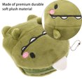 thumbnail image 4 of HINTRMENT Dinosaur Coin Bag Plush Green Dinosaur 1Pack Cash Storage Daily Use, 4 of 4