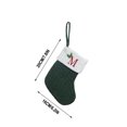 thumbnail image 3 of Birdeem Christmas Large Letters Christmas Stockings Cute Striped Christmas Tree Pendant Holiday Decorations, 3 of 5