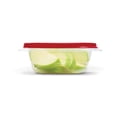 thumbnail image 2 of Rubbermaid TakeAlongs Square Food Storage Containers, 298 mL (1.26 Cup), Ruby Red, 5 Pack, 2 of 4