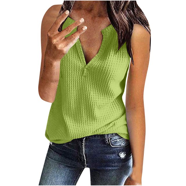 Cameland T-Shirt Blouse Sans Manches pour Femmes Printemps et Été